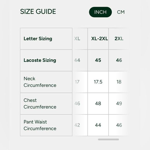 Lacoste 45/XL-2XL Button Down Dress Shirt Stripes Embroidered Logo Chest Pocket - Picture 6 of 6